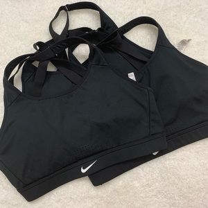 nike bra - 1 high impact black nike sports bra